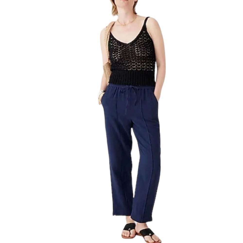 J Crew New Seaside Pants Tie Waist Womens Size Small S